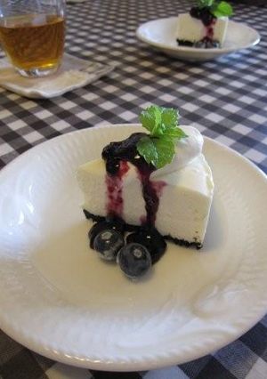 なめらかミルキー♪絶品レアチーズケーキ♥-レシピのメイン写真