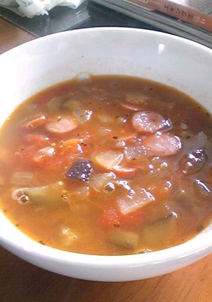 野菜たっぷり☆なすとトマトのスープ-レシピのメイン写真