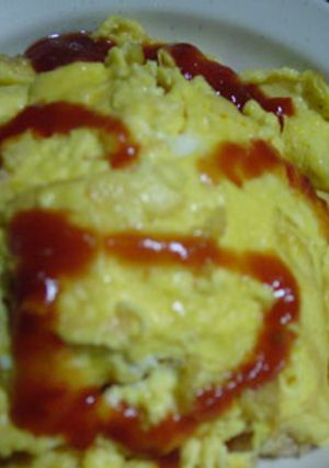 ご飯を炒めないオムライス-レシピのメイン写真