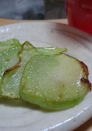 不思議なカタチ☆ブロッコリーの芯の素揚げ-レシピのメイン写真