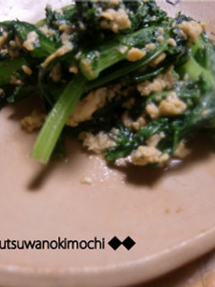 春菊のオイスターソース炒め-レシピのメイン写真