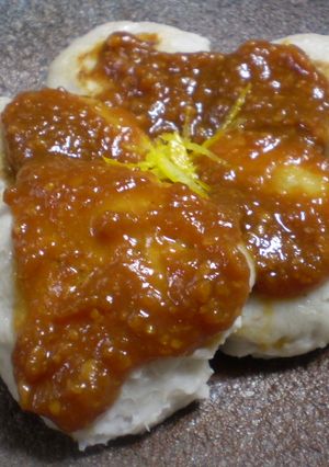 里芋のお焼き　　ゆず味噌かけ-レシピのメイン写真