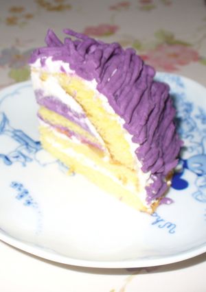 紫いものケーキ-レシピのメイン写真