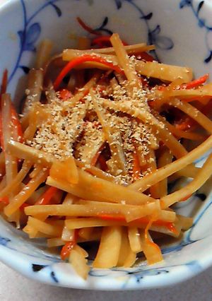 大根の皮できんぴら-レシピのメイン写真