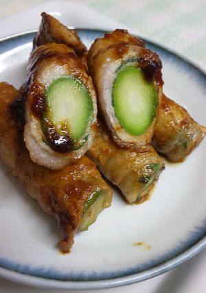 お弁当に☆アスパラ焼き肉巻き-レシピのメイン写真