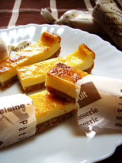 混ぜるだけ!濃厚ベイクドチーズケーキ♪-レシピのメイン写真