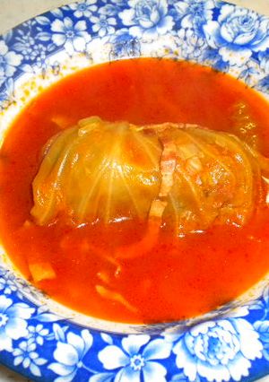 ケチャップ味のロールキャベツ-レシピのメイン写真