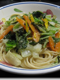 白菜の柚子風味パスタ-レシピのメイン写真