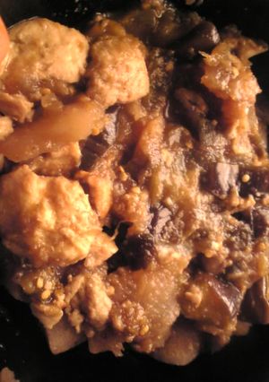 豆腐と茄子と蕪の生姜味煮物-レシピのメイン写真