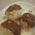 スタミナ☆牛肉の手まり寿司