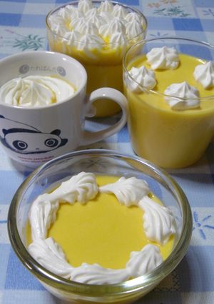 ゼラチンで簡単♪濃厚かぼちゃプリン☆彡-レシピのメイン写真