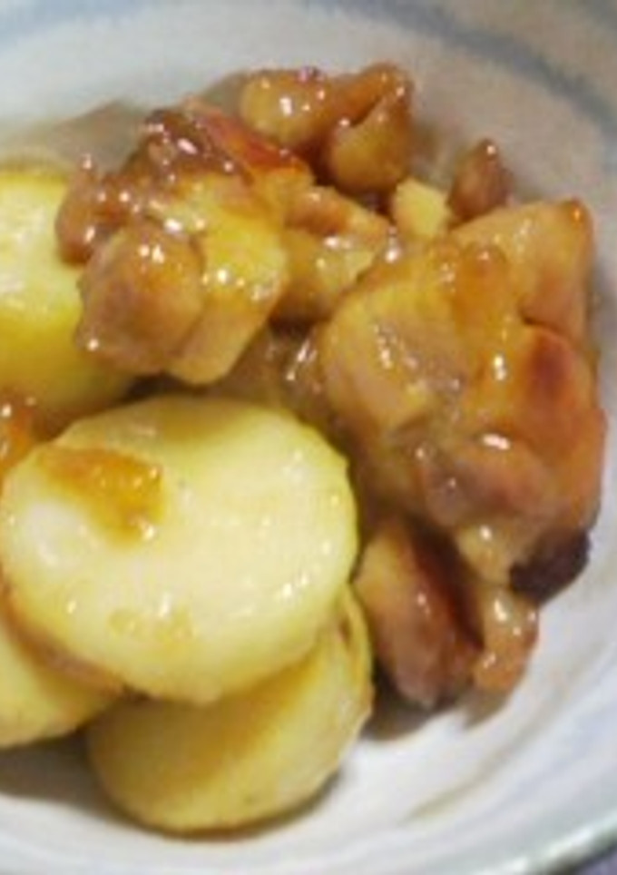 鶏と里芋のゆず照り焼き-レシピのメイン写真
