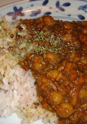 マクロビ　ひよこ豆カレー！-レシピのメイン写真