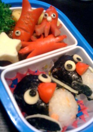 お弁当　水族館編-レシピのメイン写真