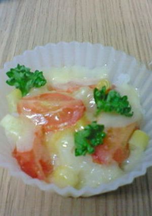 ﾚﾝｼﾞで1分♪簡単お弁当ﾁｷﾝﾗｲｽ★-レシピのメイン写真