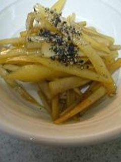 おいしい♪ジャガイモとごぼうのきんぴら-レシピのメイン写真