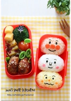 俵おにぎりdeアンパンマンズ♪キャラ弁-レシピのメイン写真