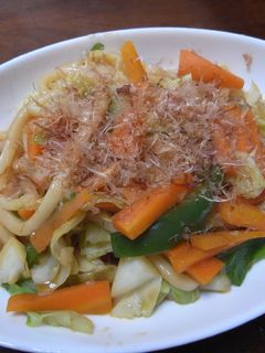 醤油が香る野菜焼うどん-レシピのメイン写真