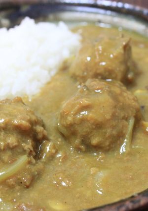 さつまいもと牛蒡のころころボールカレー。-レシピのメイン写真