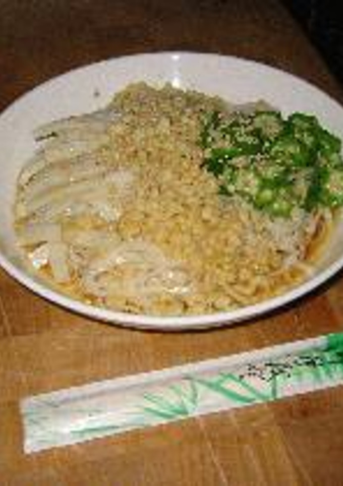 さっぱり♪オクラとかまぼこの冷うどん-レシピのメイン写真