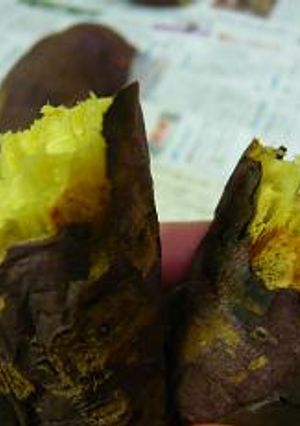 レンジとグリルで早い！焼き芋-レシピのメイン写真