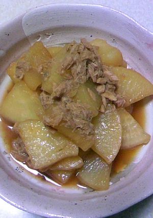 大根とツナの煮物-レシピのメイン写真