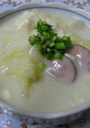 キャベツと豆腐のクリーム煮-レシピのメイン写真