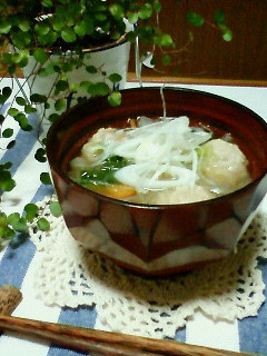 野菜たっぷり♪ふわふわ肉団子&春雨スープ-レシピのメイン写真