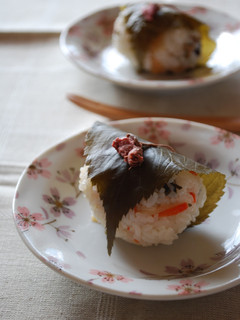 桜餅風お寿司-レシピのメイン写真