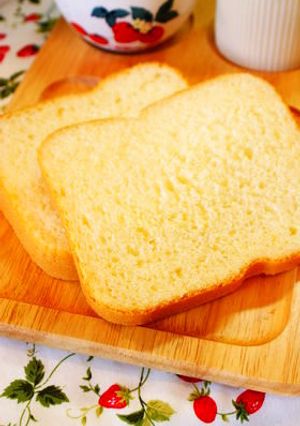 HB＊薄力粉100%のミルク食パン-レシピのメイン写真
