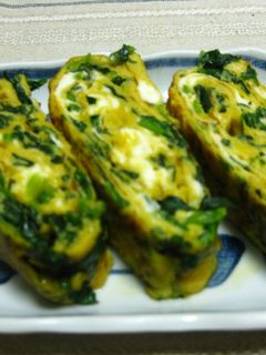 ほうれん草の卵焼き♪-レシピのメイン写真