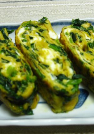 ほうれん草の卵焼き♪-レシピのメイン写真