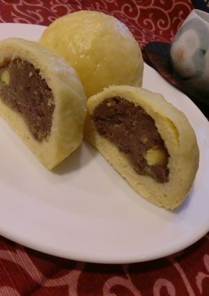 田舎風♪蒸しまんじゅう-レシピのメイン写真
