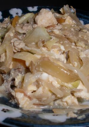 親子丼風炒り煮-レシピのメイン写真