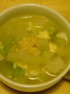 大根と青梗菜の簡単☆中華風スープ-レシピのメイン写真