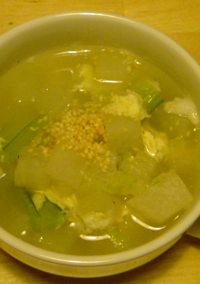 大根と青梗菜の簡単☆中華風スープ-レシピのメイン写真