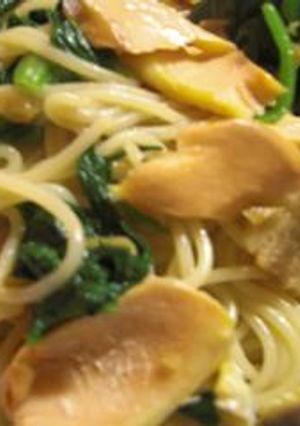 ベーコンを使って★鮭とほうれん草のパスタ-レシピのメイン写真