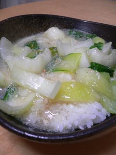 青梗菜とかにのしょうが風味あんかけ丼-レシピのメイン写真
