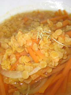 レンズ豆のカレースープ-レシピのメイン写真