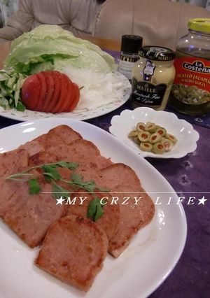 スパムのレタス巻き巻き★サラダ-レシピのメイン写真