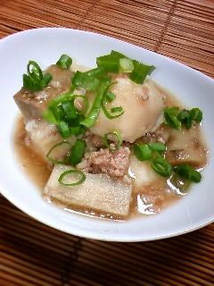 圧力鍋で里芋とごぼうのあんかけ-レシピのメイン写真