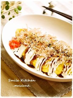 卵とキャベツだけ!お好み焼き風おむれつ♪-レシピのメイン写真
