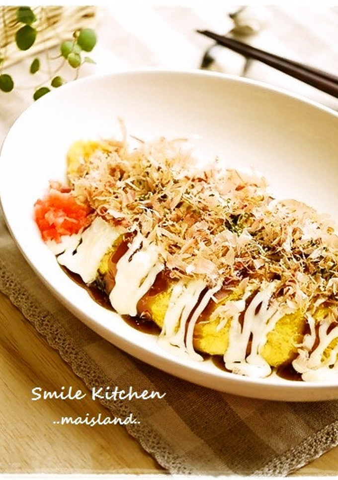 卵とキャベツだけ！お好み焼き風おむれつ♪-レシピのメイン写真