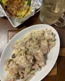簡単超うま⭐︎鶏もも肉のきのこクリーム煮