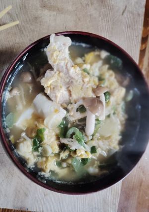ササミ汁丼風！厨房バァバ-レシピのメイン写真