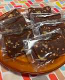 超簡単☆塩チョコくるみ焼きチョコ♪♪