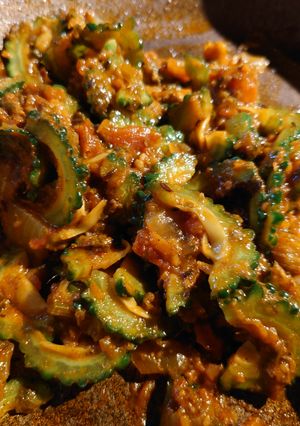 ゴーヤ好きな人の為のスパイスキーマカレー-レシピのメイン写真