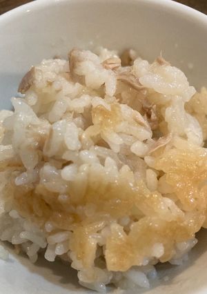 ツナの炊き込みご飯2 牡蠣だし醤油-レシピのメイン写真