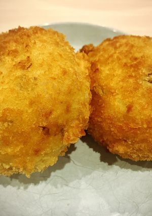 シンプルなひき肉入りコロッケ-レシピのメイン写真