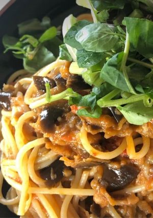 ナスとトマトのスパゲッティ-レシピのメイン写真